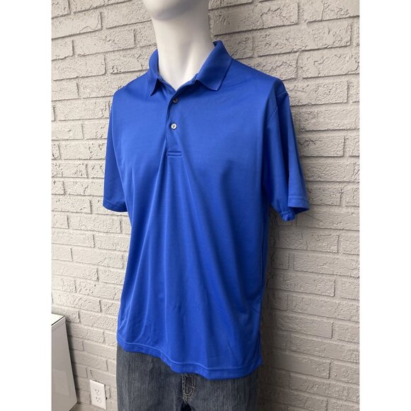 Ben Hogan Men’s Performance Royal Short Sleeve Polo Shirt Size L - Picture 5 of 9